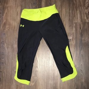 Black and Green Under Armour Leggings